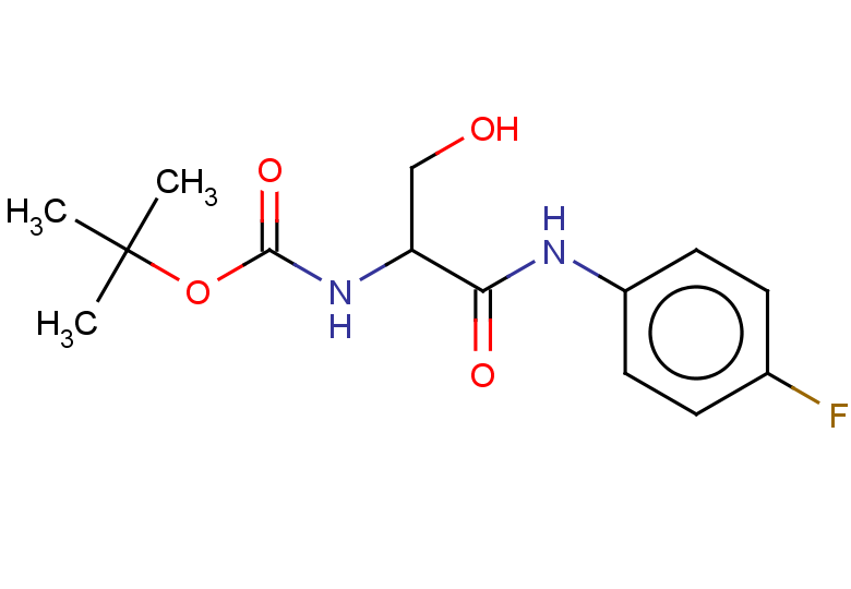 tert-butyl N-{1-[(4-fluorophenyl)carbamoyl]-2-hydroxyethyl}carbamate