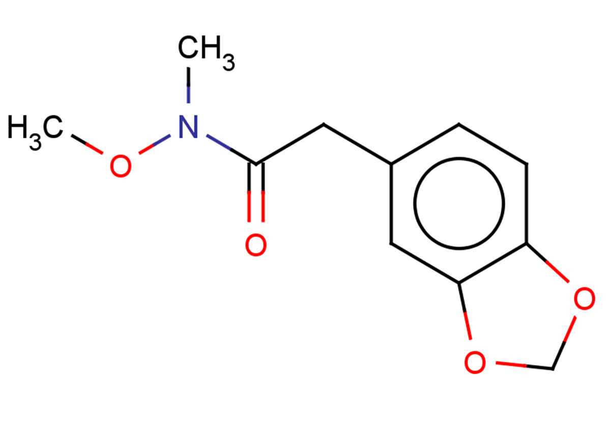 2-(1,3-dioxaindan-5-yl)-N-methoxy-N-methylacetamide