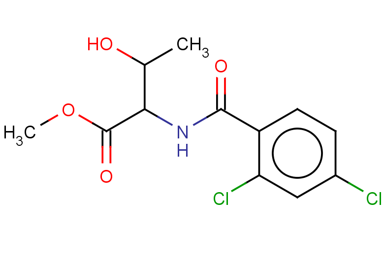 methyl 2-[(2,4-dichlorophenyl)formamido]-3-hydroxybutanoate
