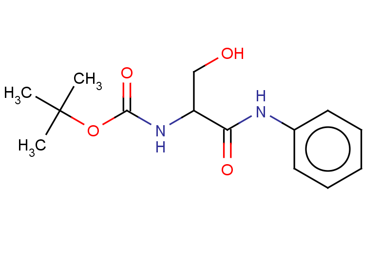 tert-butyl N-[2-hydroxy-1-(phenylcarbamoyl)ethyl]carbamate