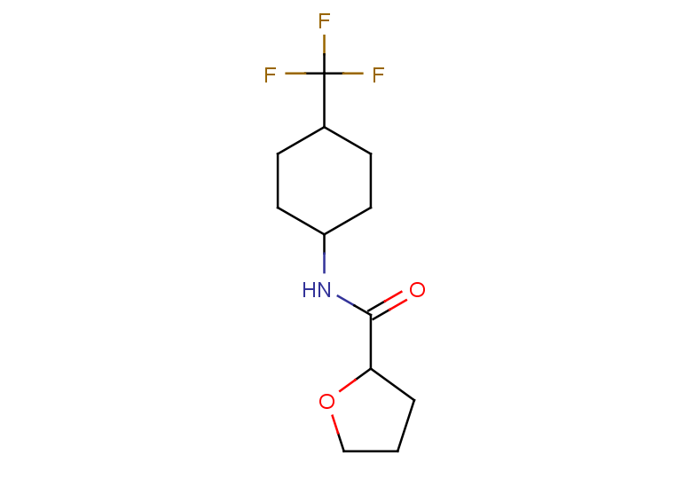 N-[4-(trifluoromethyl)cyclohexyl]oxolane-2-carboxamide