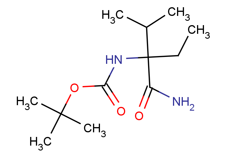 tert-butyl N-(1-carbamoyl-1-ethyl-2-methylpropyl)carbamate