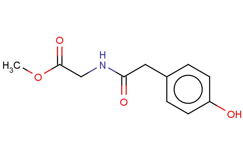 methyl 2-[2-(4-hydroxyphenyl)acetamido]acetate
