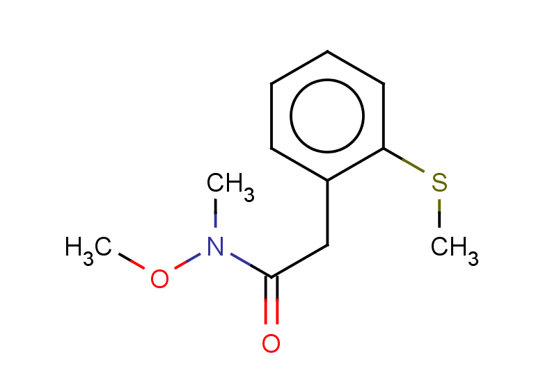 N-methoxy-N-methyl-2-[2-(methylsulfanyl)phenyl]acetamide
