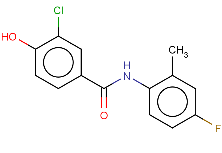 3-chloro-N-(4-fluoro-2-methylphenyl)-4-hydroxybenzamide