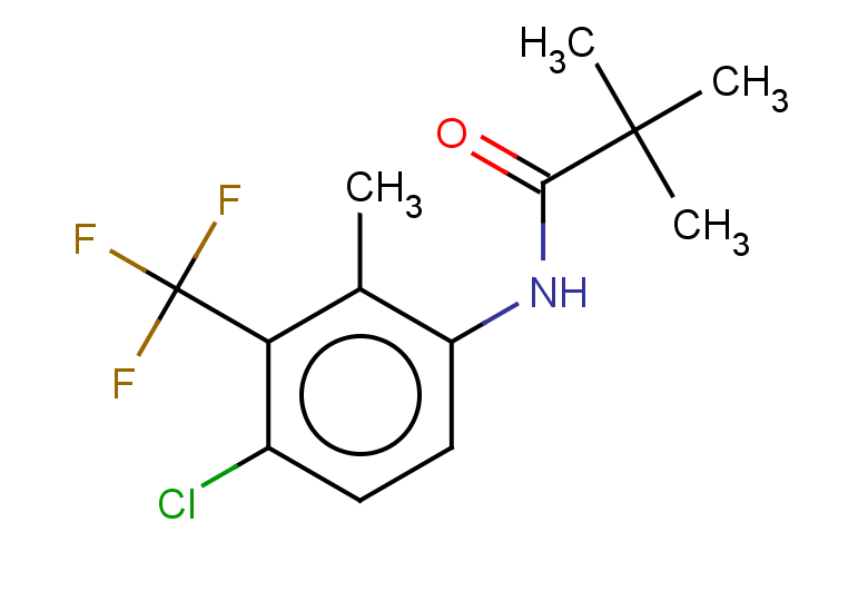 N-[4-chloro-2-methyl-3-(trifluoromethyl)phenyl]-2,2-dimethylpropanamide
