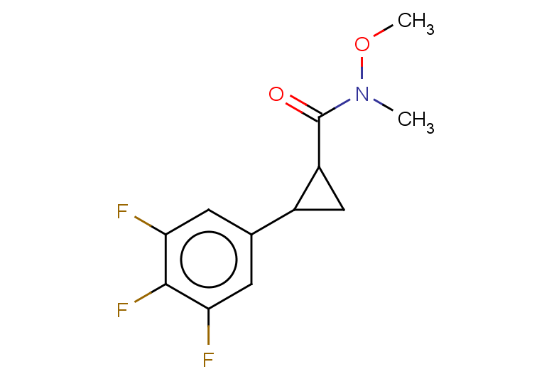 N-methoxy-N-methyl-2-(3,4,5-trifluorophenyl)cyclopropane-1-carboxamide