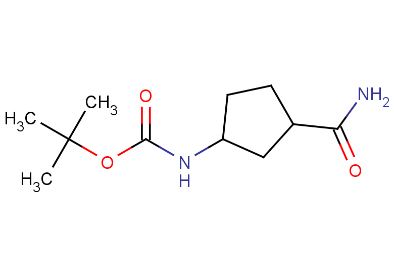 tert-butyl N-(3-carbamoylcyclopentyl)carbamate