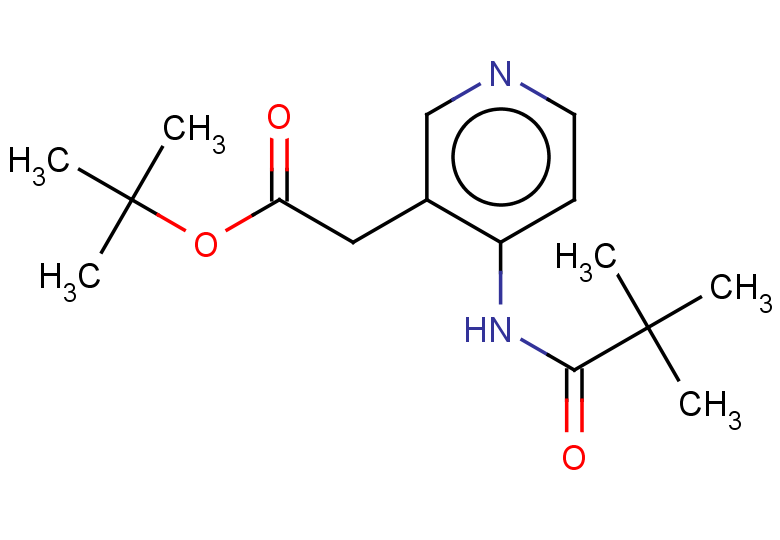 tert-butyl 2-[4-(2,2-dimethylpropanamido)pyridin-3-yl]acetate