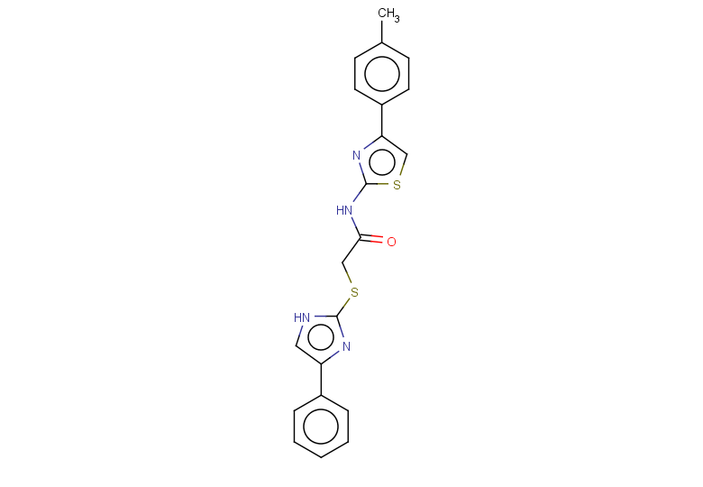 N-[4-(4-methylphenyl)-1,3-thiazol-2-yl]-2-[(4-phenyl-1H-imidazol-2-yl)sulfanyl]acetamide