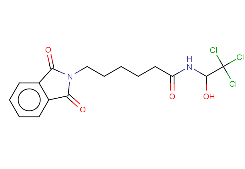 6-(1,3-dioxo-2,3-dihydro-1H-isoindol-2-yl)-N-(2,2,2-trichloro-1-hydroxyethyl)hexanamide