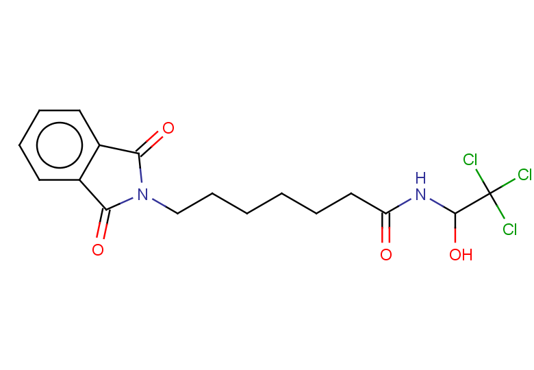 7-(1,3-dioxo-2,3-dihydro-1H-isoindol-2-yl)-N-(2,2,2-trichloro-1-hydroxyethyl)heptanamide