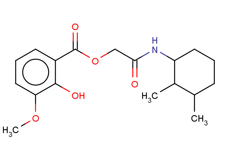 [(2,3-dimethylcyclohexyl)carbamoyl]methyl 2-hydroxy-3-methoxybenzoate