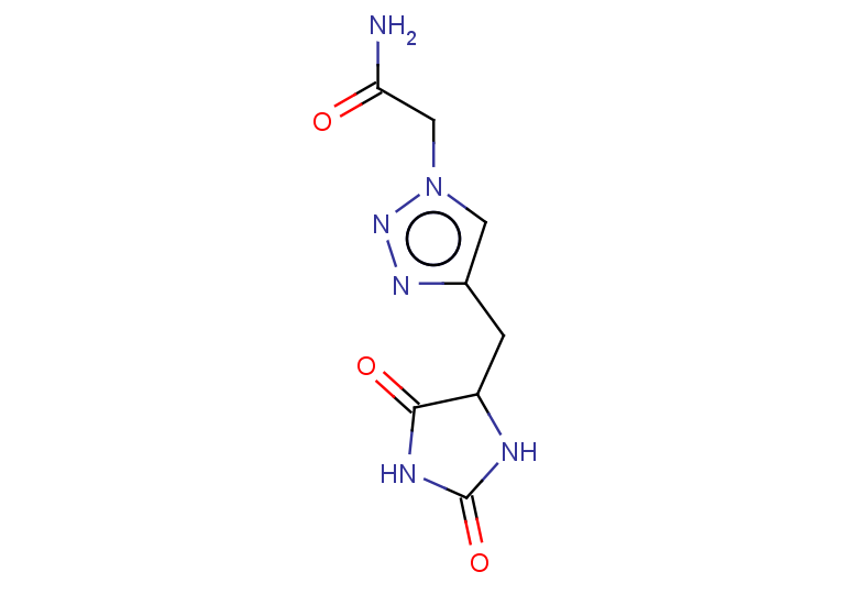 2-{4-[(2,5-dioxoimidazolidin-4-yl)methyl]-1H-1,2,3-triazol-1-yl}acetamide