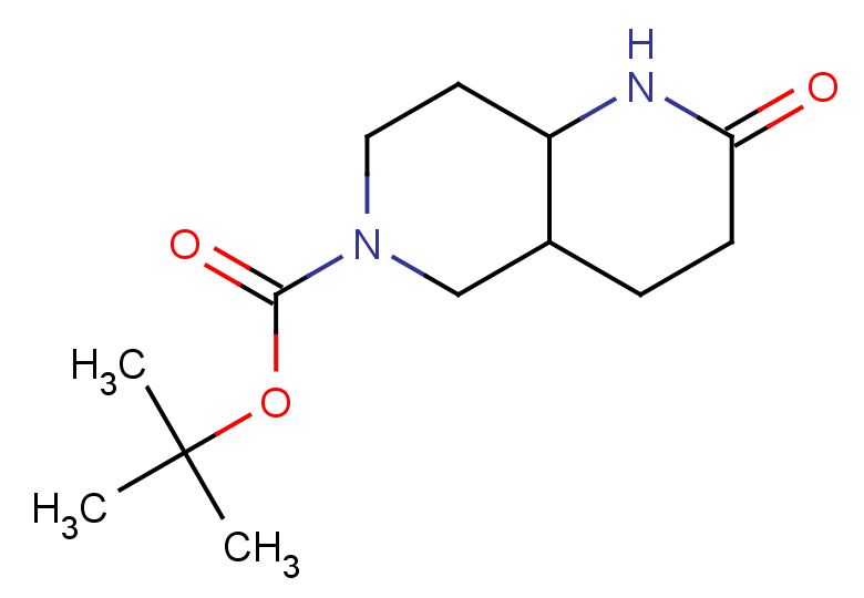 tert-butyl 2-oxo-decahydro-1,6-naphthyridine-6-carboxylate
