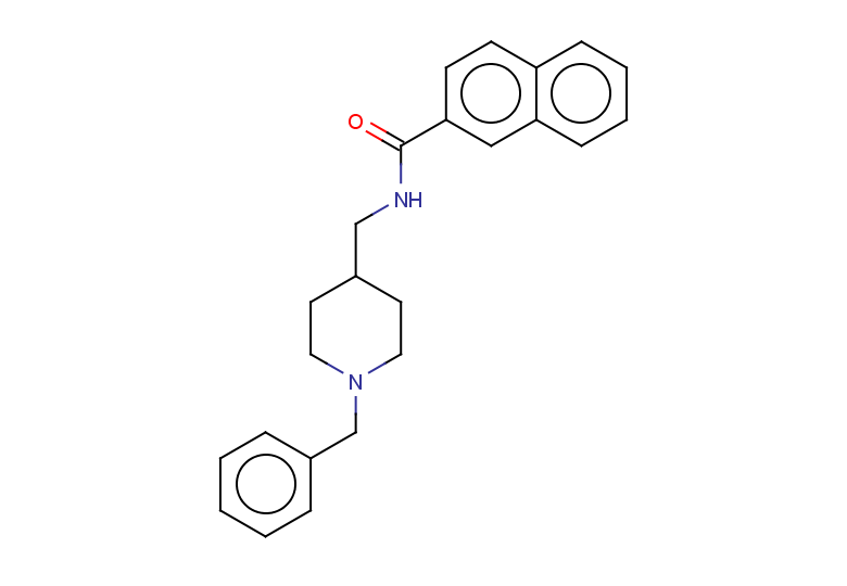 N-[(1-benzylpiperidin-4-yl)methyl]naphthalene-2-carboxamide