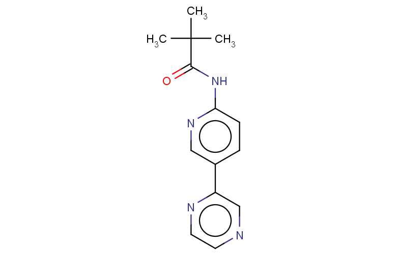 2,2-dimethyl-N-[5-(pyrazin-2-yl)pyridin-2-yl]propanamide