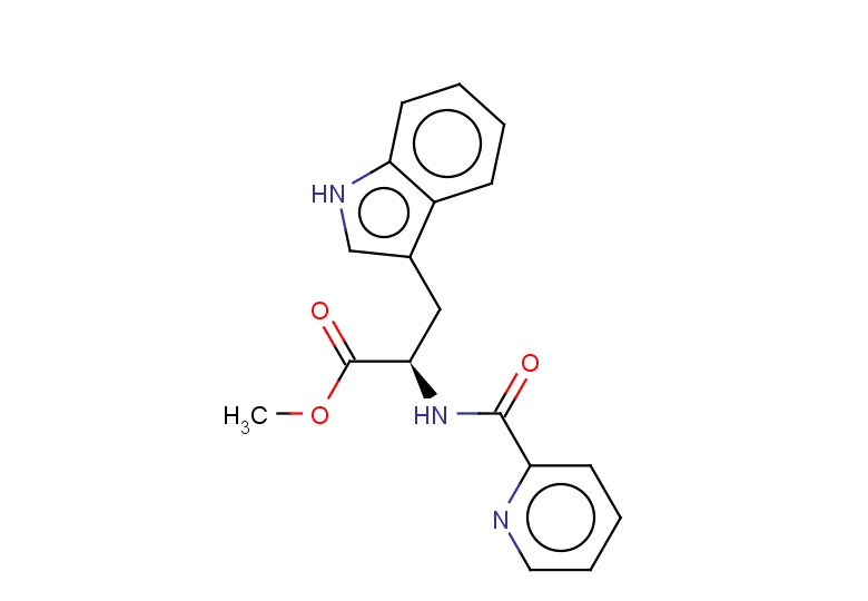 methyl (2R)-3-(1H-indol-3-yl)-2-(pyridin-2-ylformamido)propanoate