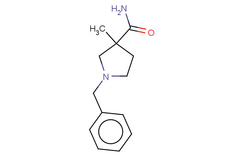 1-benzyl-3-methylpyrrolidine-3-carboxamide