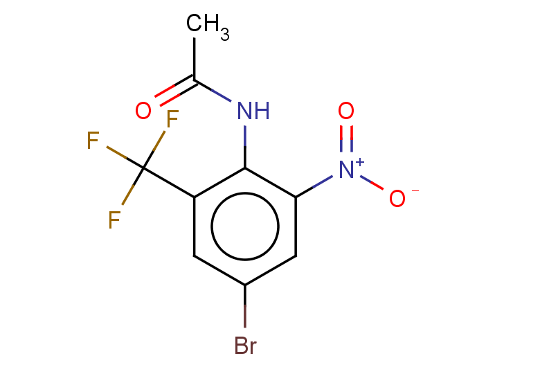 N-[4-bromo-2-nitro-6-(trifluoromethyl)phenyl]acetamide