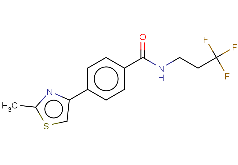 4-(2-methyl-1,3-thiazol-4-yl)-N-(3,3,3-trifluoropropyl)benzamide