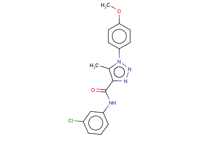 N-(3-chlorophenyl)-1-(4-methoxyphenyl)-5-methyl-1H-1,2,3-triazole-4-carboxamide