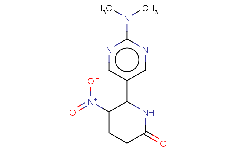 6-[2-(dimethylamino)pyrimidin-5-yl]-5-nitropiperidin-2-one