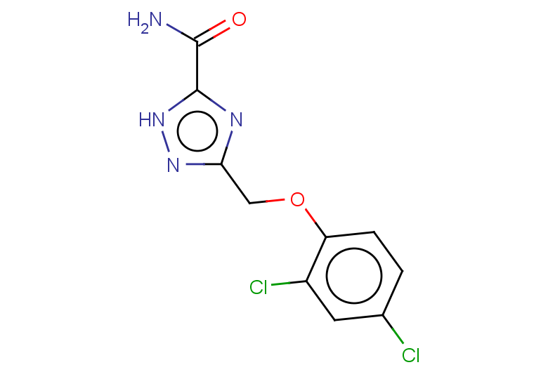 3-(2,4-dichlorophenoxymethyl)-1H-1,2,4-triazole-5-carboxamide