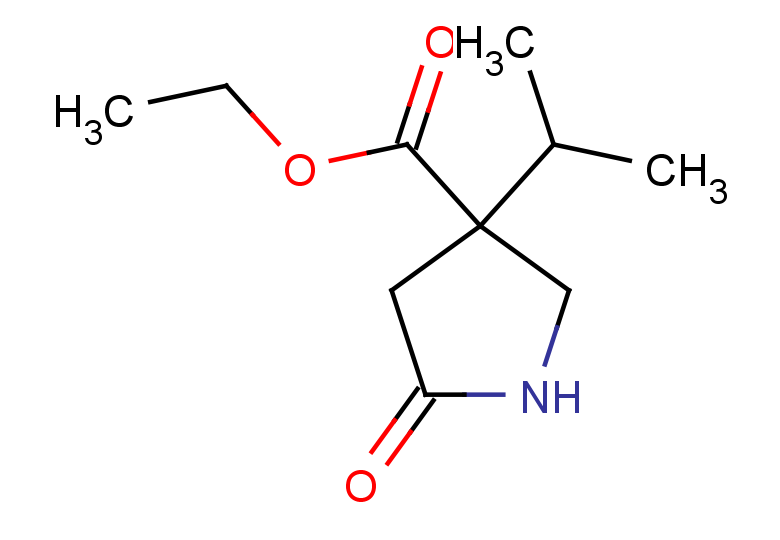 ethyl 5-oxo-3-(propan-2-yl)pyrrolidine-3-carboxylate