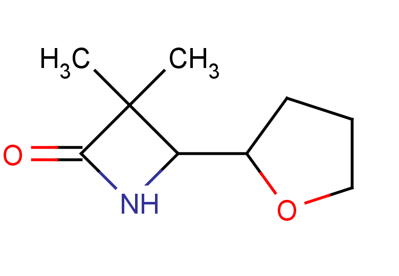 3,3-dimethyl-4-(oxolan-2-yl)azetidin-2-one