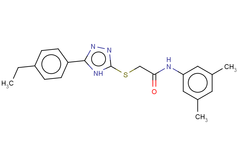 N-(3,5-dimethylphenyl)-2-{[5-(4-ethylphenyl)-4H-1,2,4-triazol-3-yl]sulfanyl}acetamide