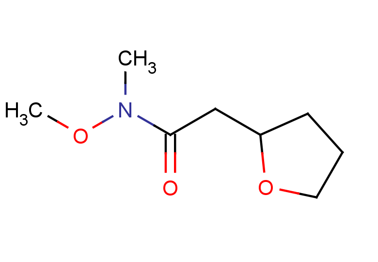 N-methoxy-N-methyl-2-(oxolan-2-yl)acetamide