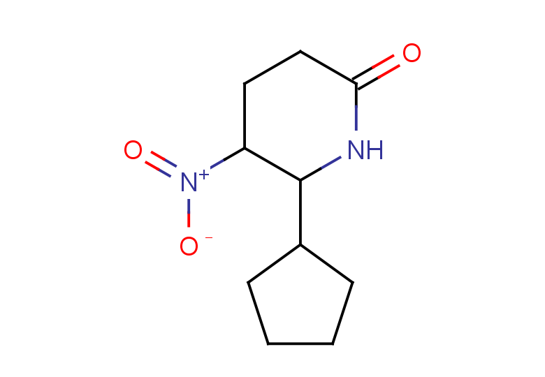 6-cyclopentyl-5-nitropiperidin-2-one