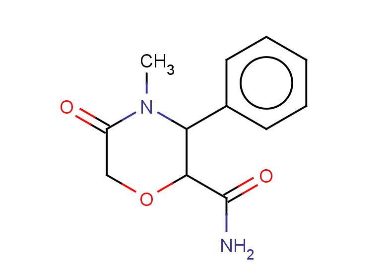 4-methyl-5-oxo-3-phenylmorpholine-2-carboxamide