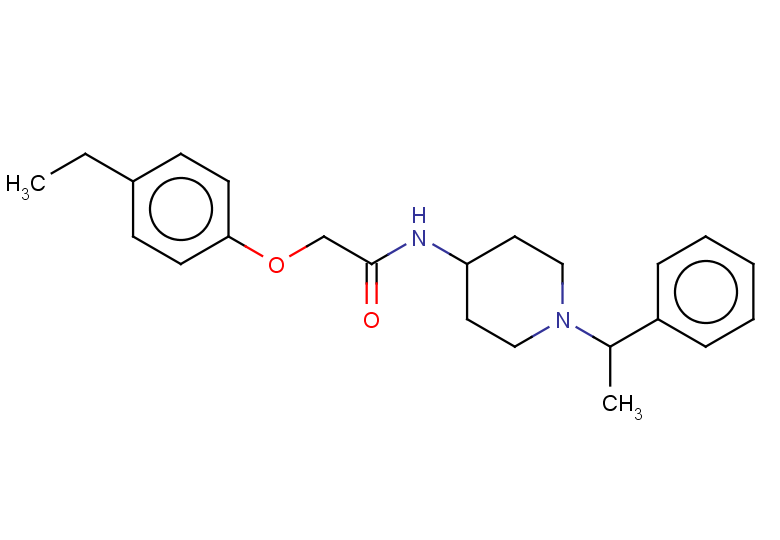 2-(4-ethylphenoxy)-N-[1-(1-phenylethyl)piperidin-4-yl]acetamide