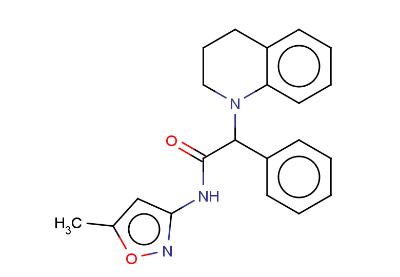 N-(5-methyl-1,2-oxazol-3-yl)-2-phenyl-2-(1,2,3,4-tetrahydroquinolin-1-yl)acetamide