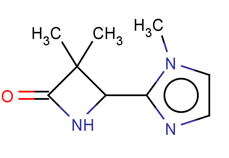 3,3-dimethyl-4-(1-methyl-1H-imidazol-2-yl)azetidin-2-one