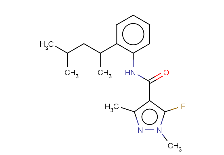 5-fluoro-1,3-dimethyl-N-[2-(4-methylpentan-2-yl)phenyl]-1H-pyrazole-4-carboxamide