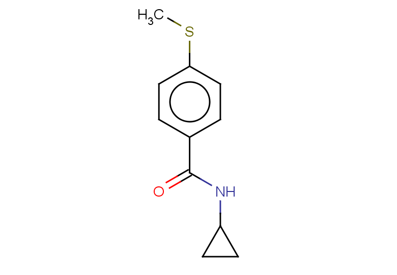 N-cyclopropyl-4-(methylsulfanyl)benzamide