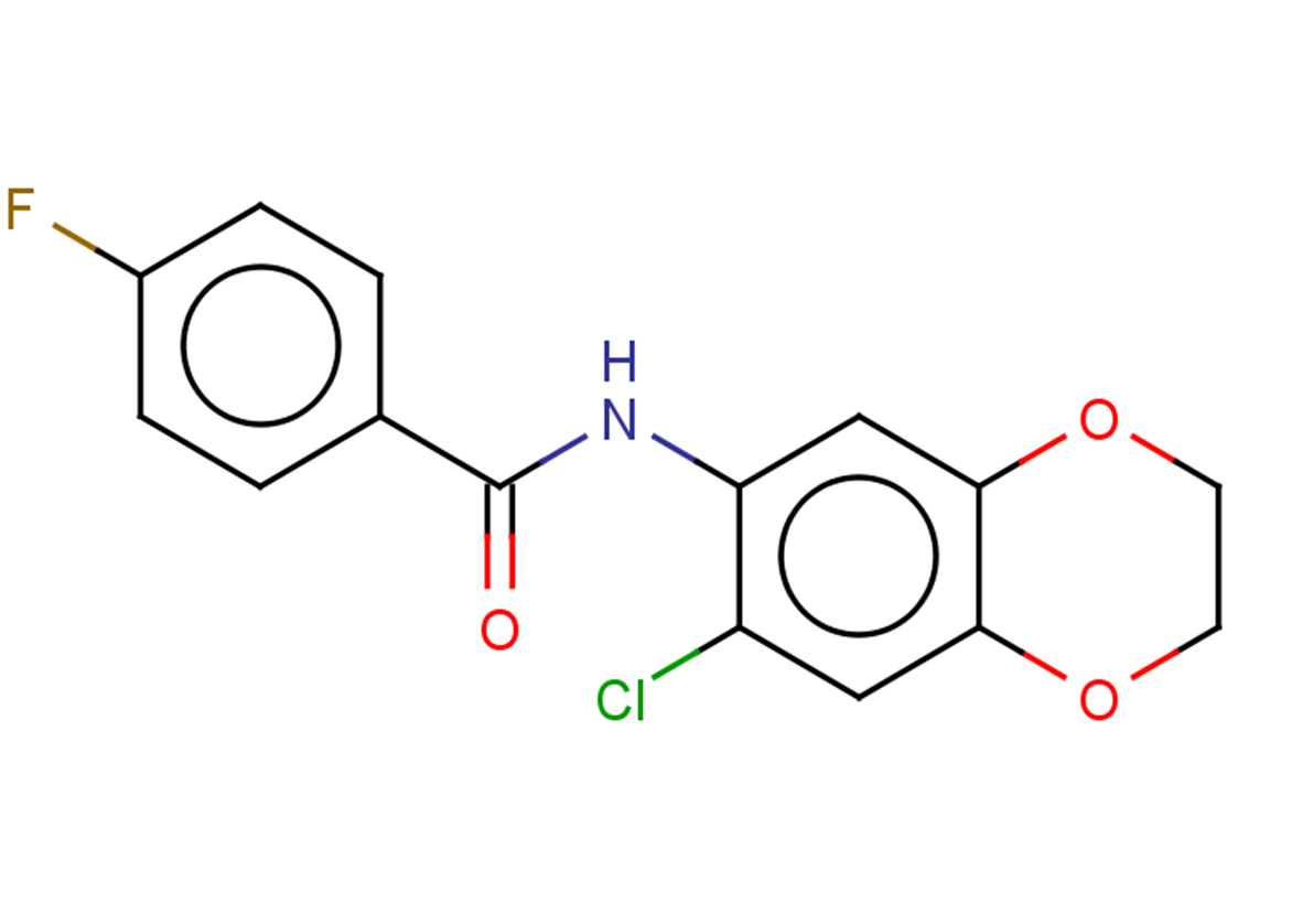 N-(7-chloro-2,3-dihydro-1,4-benzodioxin-6-yl)-4-fluorobenzamide