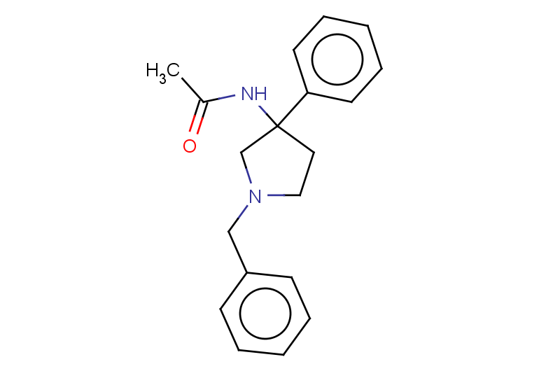 N-(1-benzyl-3-phenylpyrrolidin-3-yl)acetamide