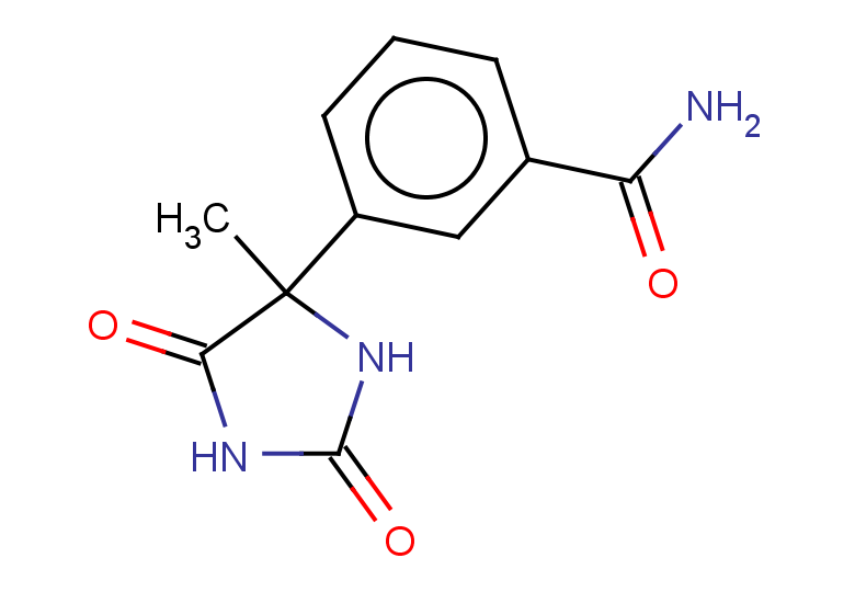 3-(4-methyl-2,5-dioxoimidazolidin-4-yl)benzamide