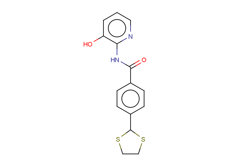 4-(1,3-dithiolan-2-yl)-N-(3-hydroxypyridin-2-yl)benzamide
