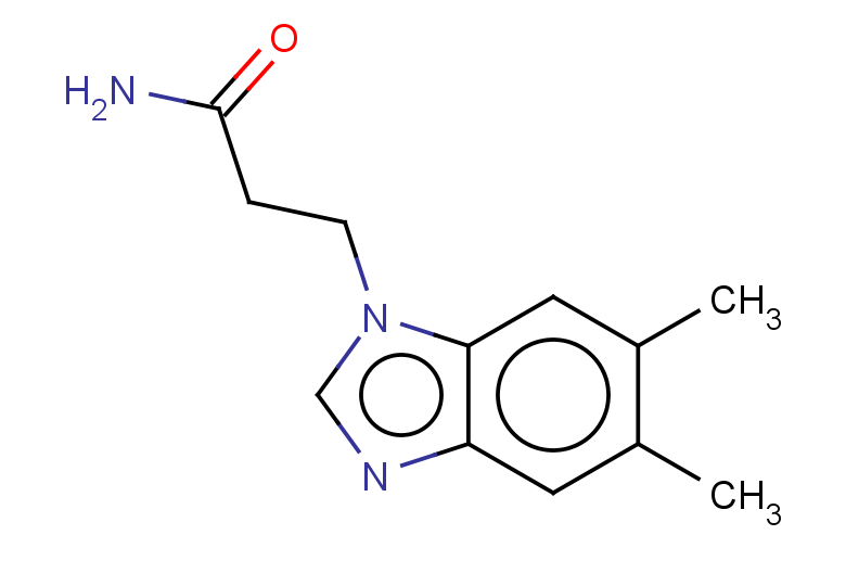 3-(5,6-dimethyl-1H-1,3-benzodiazol-1-yl)propanamide