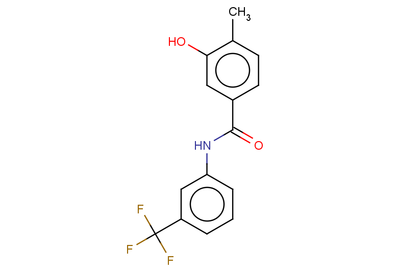 3-hydroxy-4-methyl-N-[3-(trifluoromethyl)phenyl]benzamide