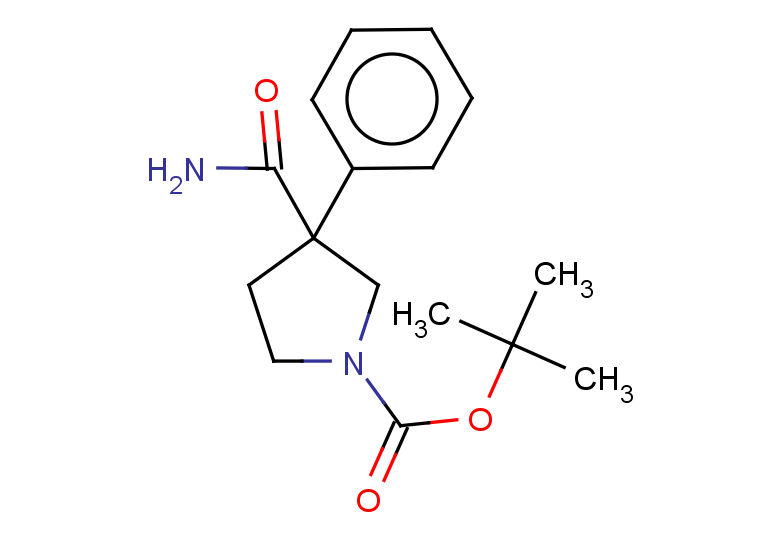 tert-butyl 3-carbamoyl-3-phenylpyrrolidine-1-carboxylate