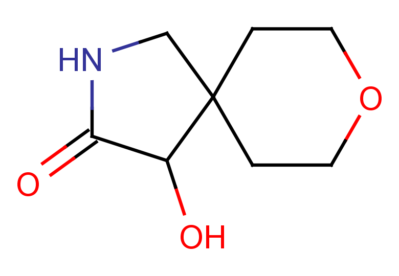 4-hydroxy-8-oxa-2-azaspiro[4.5]decan-3-one
