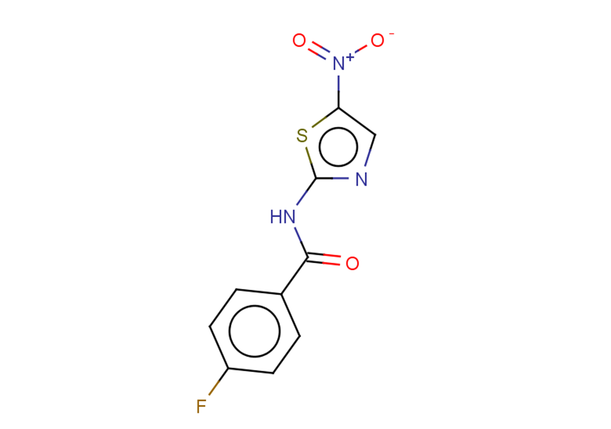 4-fluoro-N-(5-nitro-1,3-thiazol-2-yl)benzamide