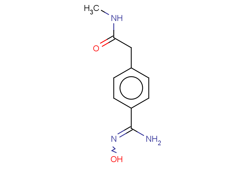 2-[4-(N'-hydroxycarbamimidoyl)phenyl]-N-methylacetamide