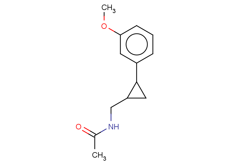 N-{[2-(3-methoxyphenyl)cyclopropyl]methyl}acetamide